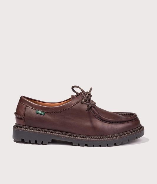 Jett Lug-Sole Leather Moc-Toe Shoes