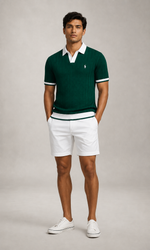 Ralph Lauren Old Money Polo Shirt + Shorts Set