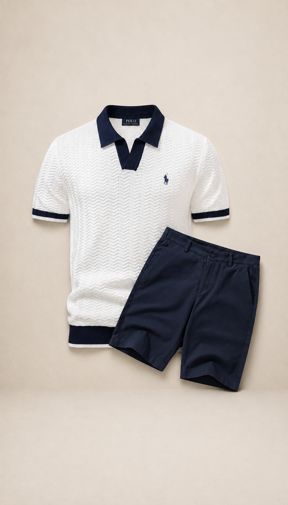 Ralph Lauren Old Money Polo Shirt + Shorts Set