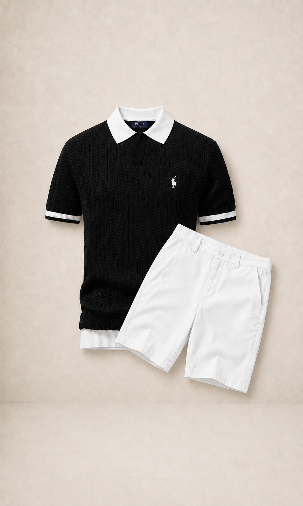 Ralph Lauren Old Money Polo Shirt + Shorts Set
