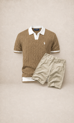 Ralph Lauren Old Money Polo Shirt + Shorts Set