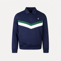 Regular Fit Double Knit Quarter Zip Sweatshirt