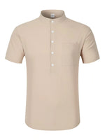 Capri Linen Henley Set