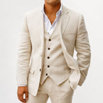 Amalfi Three-Piece Linen Suit