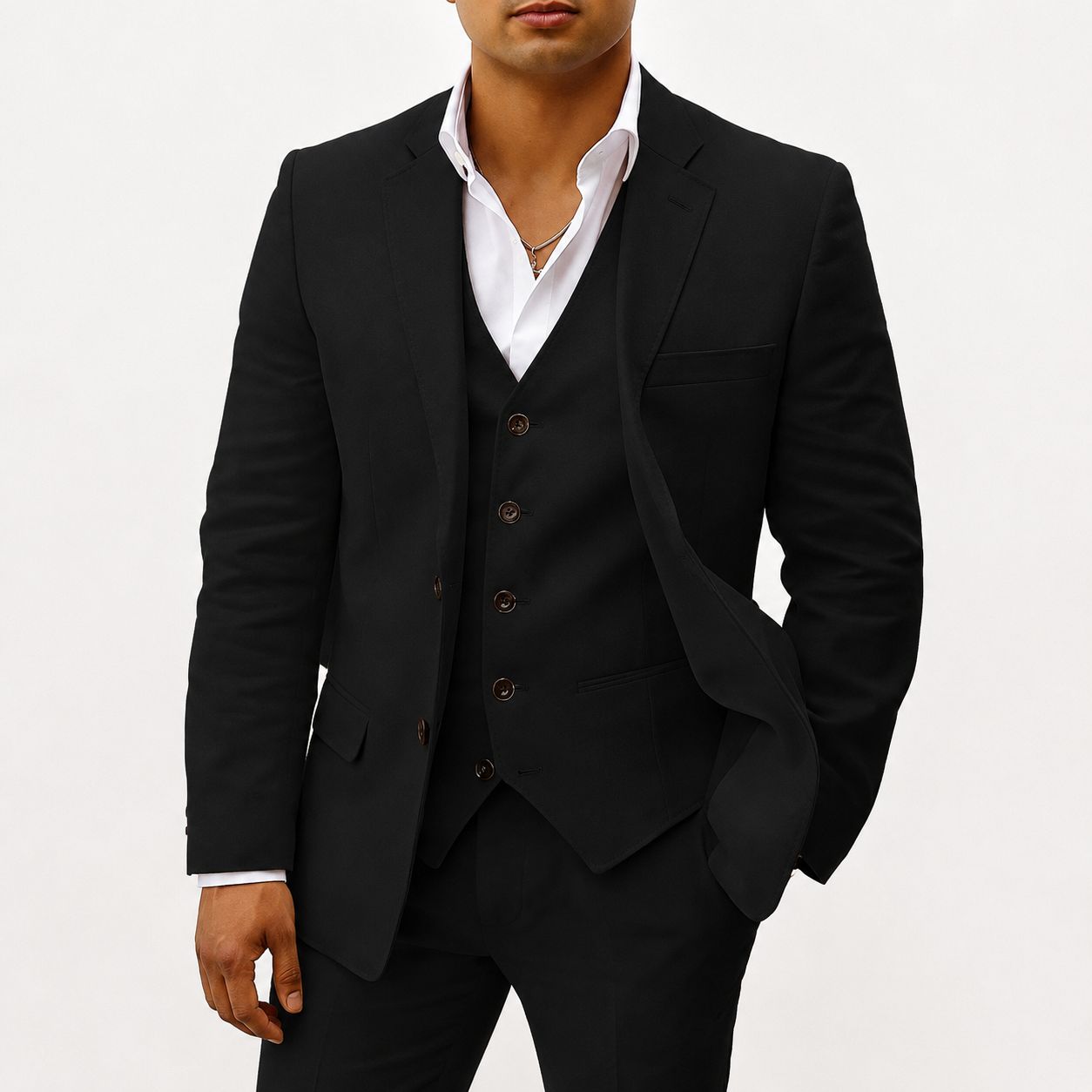 Amalfi Three-Piece Linen Suit