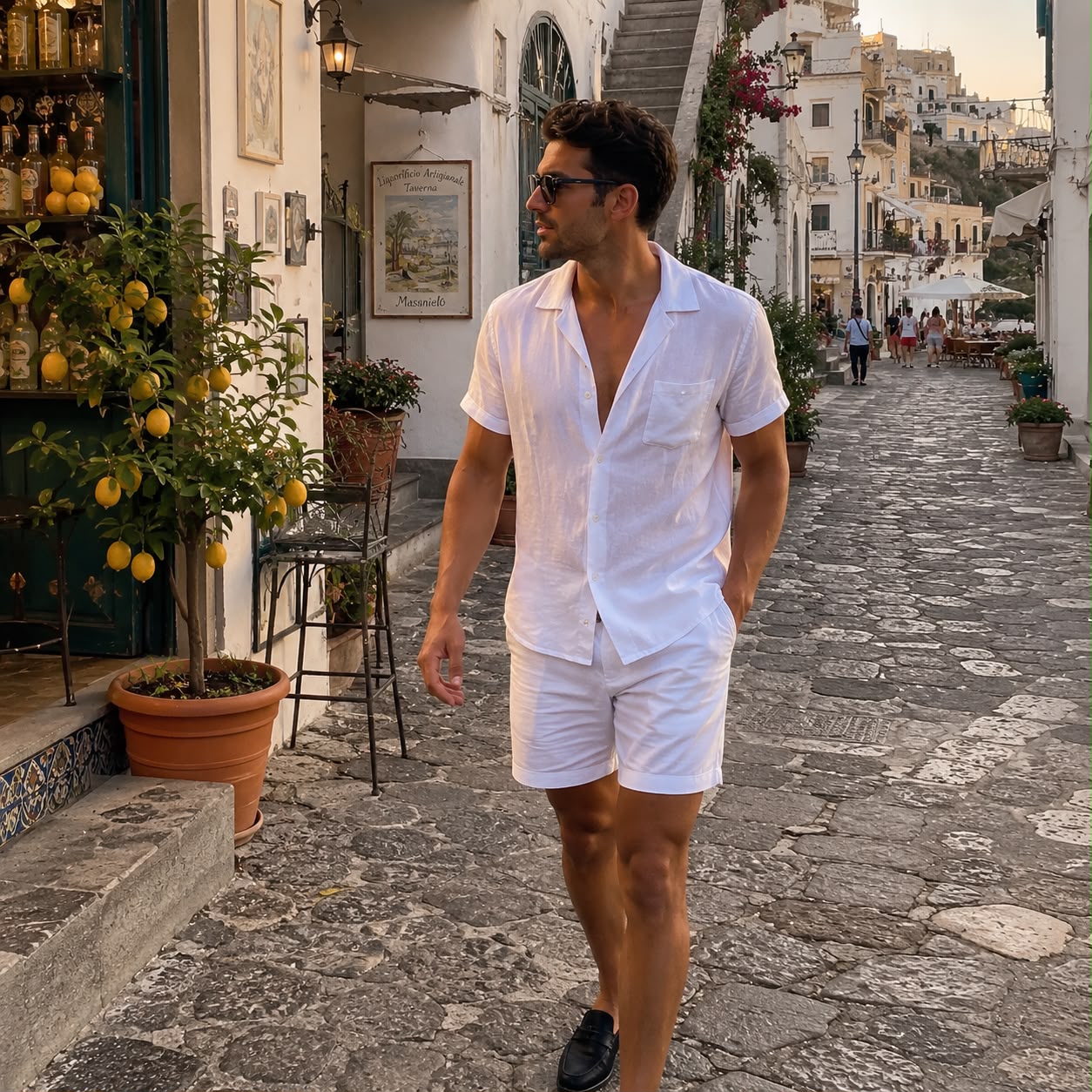 Mykonos Linen Shirt + FREE Matching Shorts