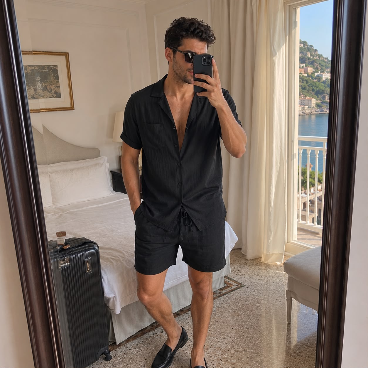 Mykonos Linen Shirt + FREE Matching Shorts