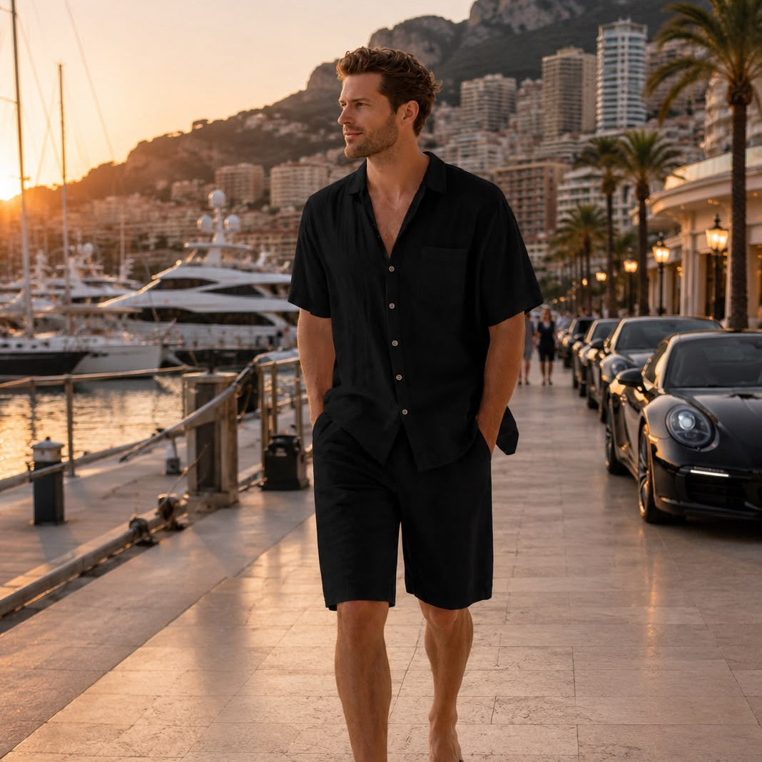 Ibiza Linen Shirt + FREE Matching Shorts