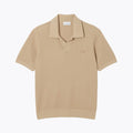 LC Cotton Blend Open Polo Collar Sweater