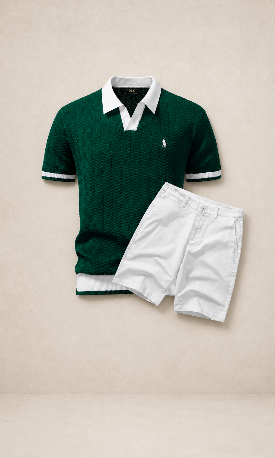 Ralph Lauren Old Money Polo Shirt + Shorts Set